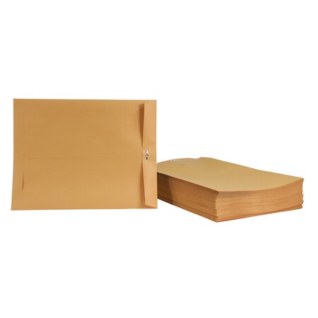 School Smart ENVELOPE KRAFT CLASP 12X15.5  BOX OF 100 PK 085056